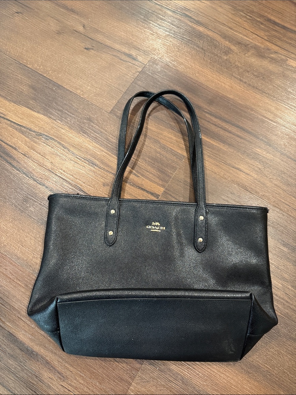 Coach Pebble Leather Tote Bag